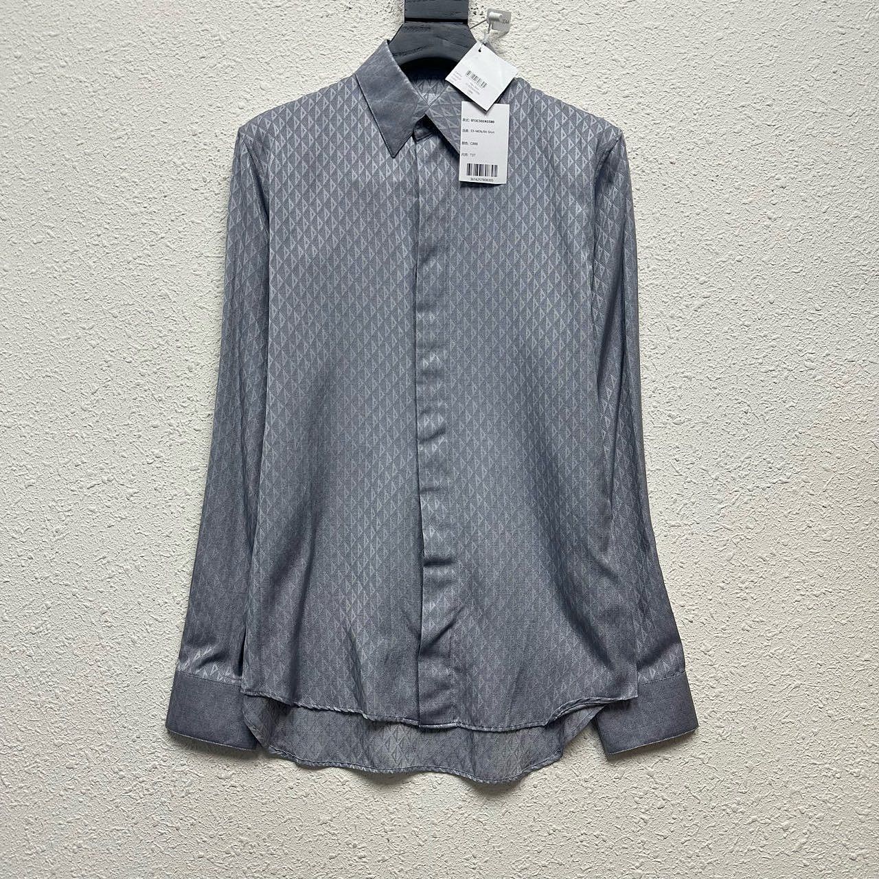 Dior Dior Monogram Silk Blend Button Up Shirt Size 37 Size US S / EU 44-46 / 1 - 5 Thumbnail