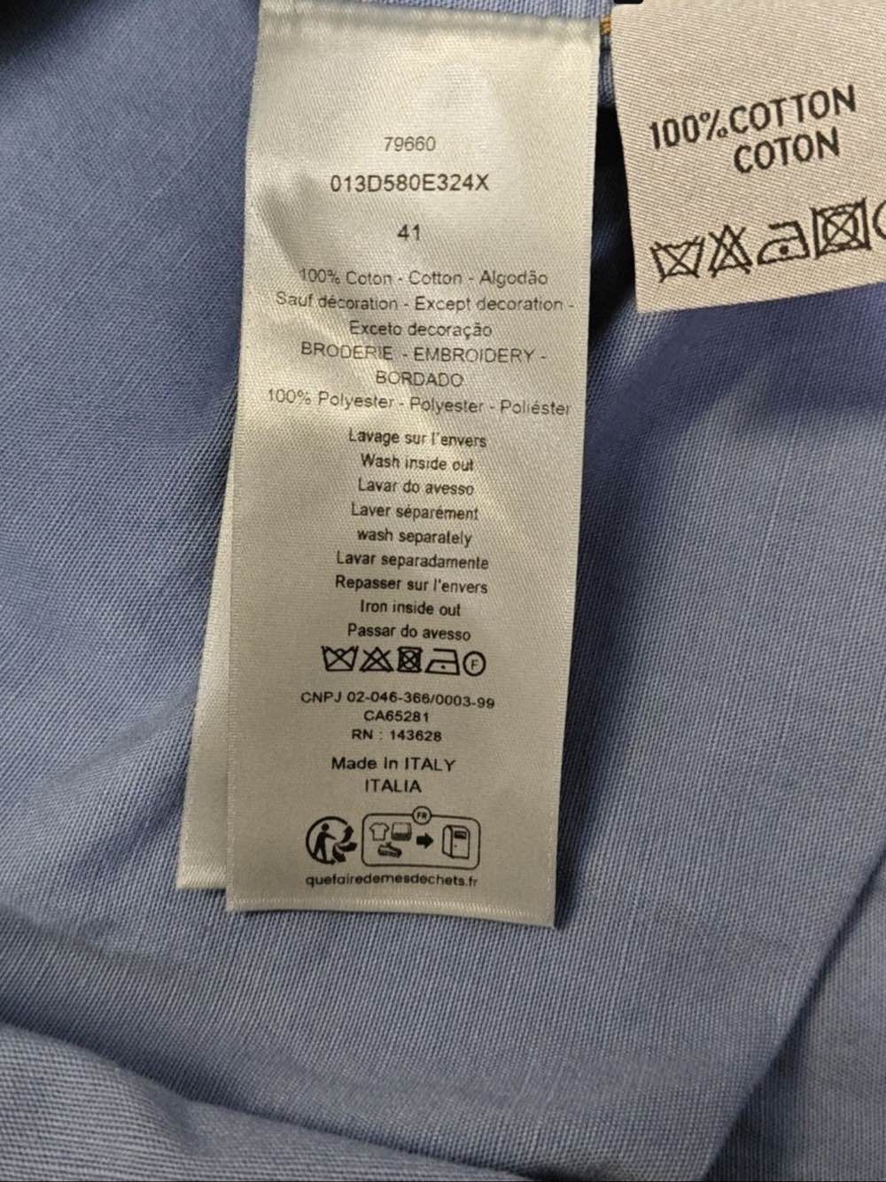 Dior Dior Embroidered Patch Shirt Size L Size US L / EU 52-54 / 3 - 4 Thumbnail