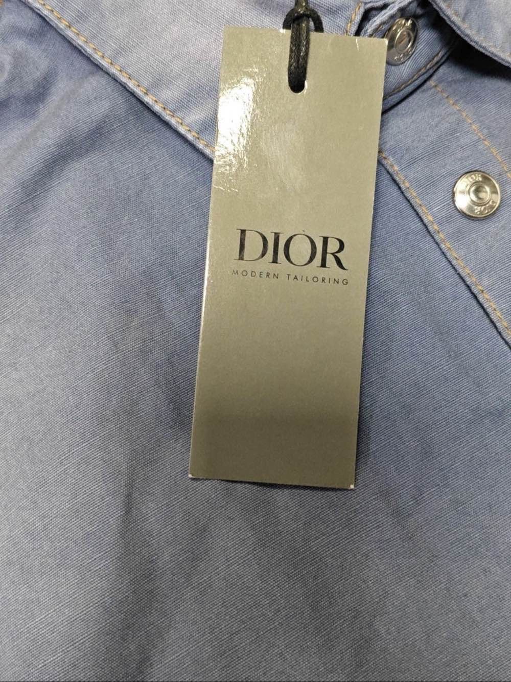 Dior Dior Embroidered Patch Shirt Size L Size US L / EU 52-54 / 3 - 5 Thumbnail