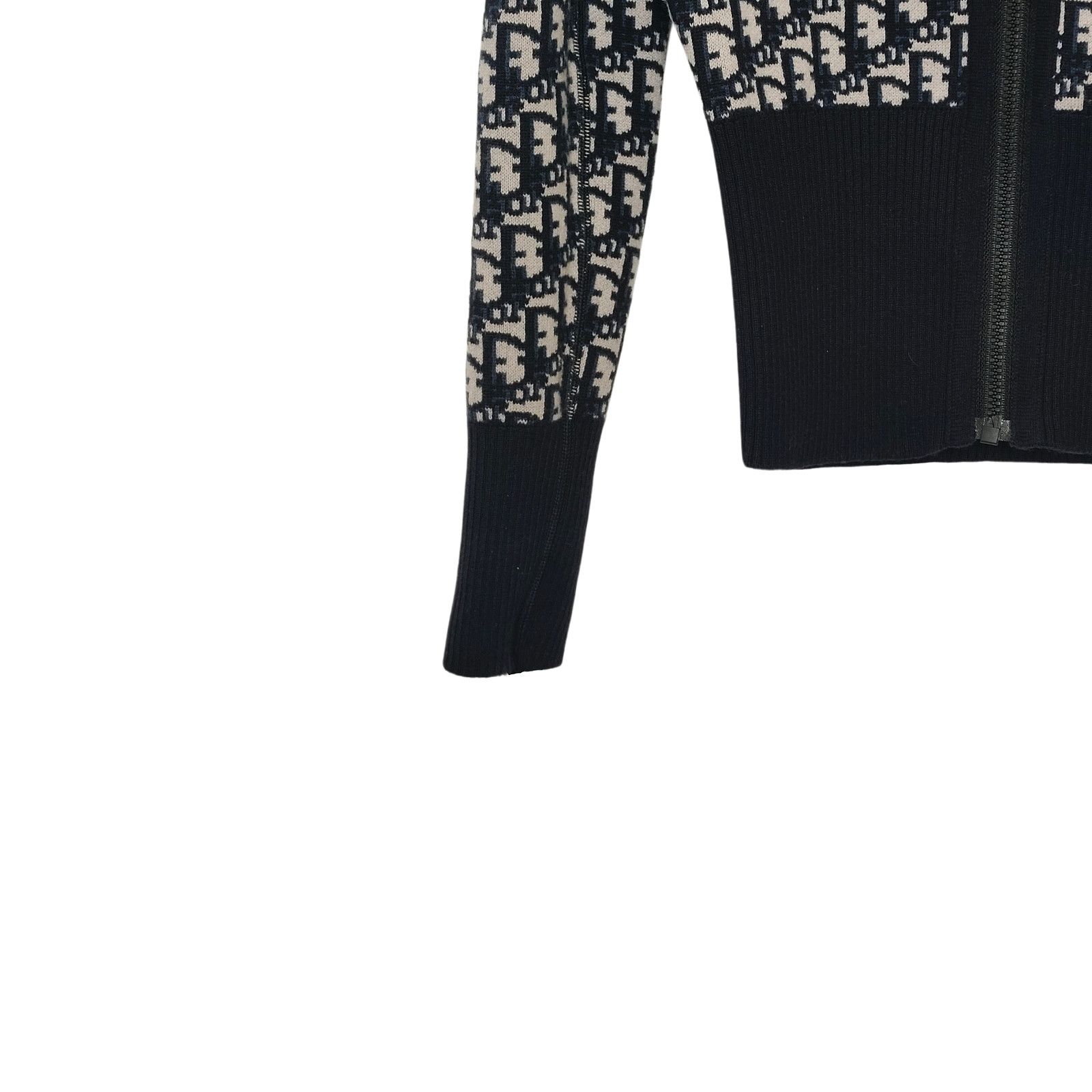 Dior Dior Oblique Cashmere Zip Cardigan Size FR 34 Size XS / US 0-2 / IT 36-38 - 8 Thumbnail