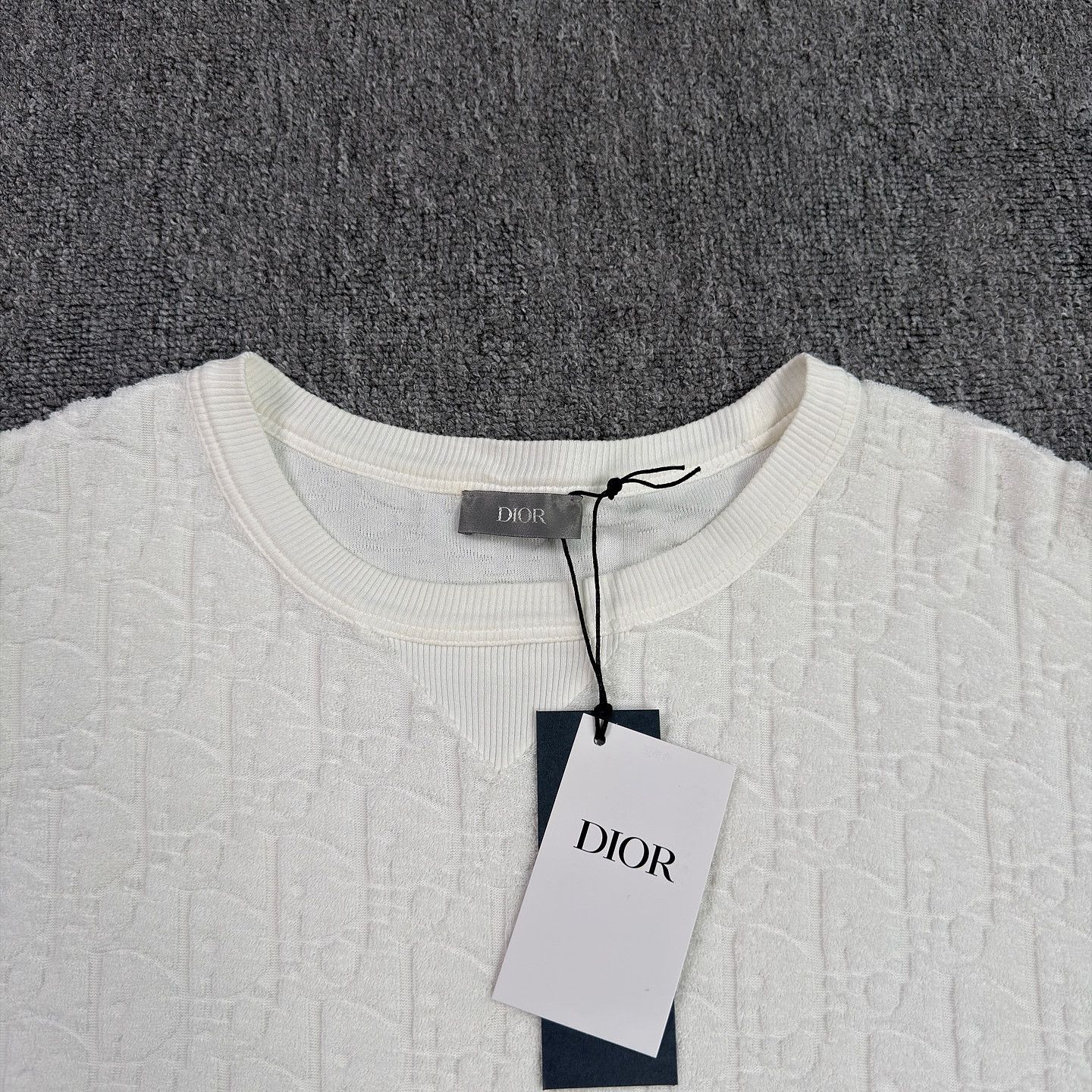 Dior Dior Oblique Cotton Short Sleeve T-Shirt Size L Size US L / EU 52-54 / 3 - 3 Thumbnail