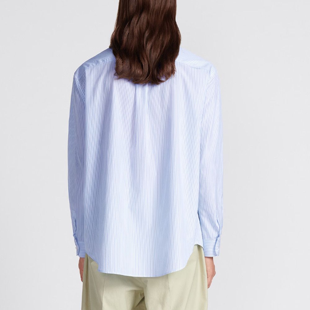 Dior Dior Striped Button Up Shirt Size M Size US XXS / EU 40 - 6 Thumbnail