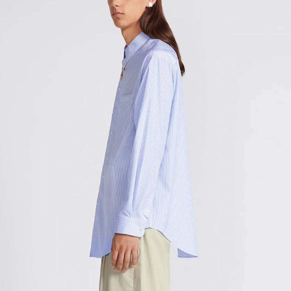 Dior Dior Striped Button Up Shirt Size M Size US XXS / EU 40 - 7 Thumbnail