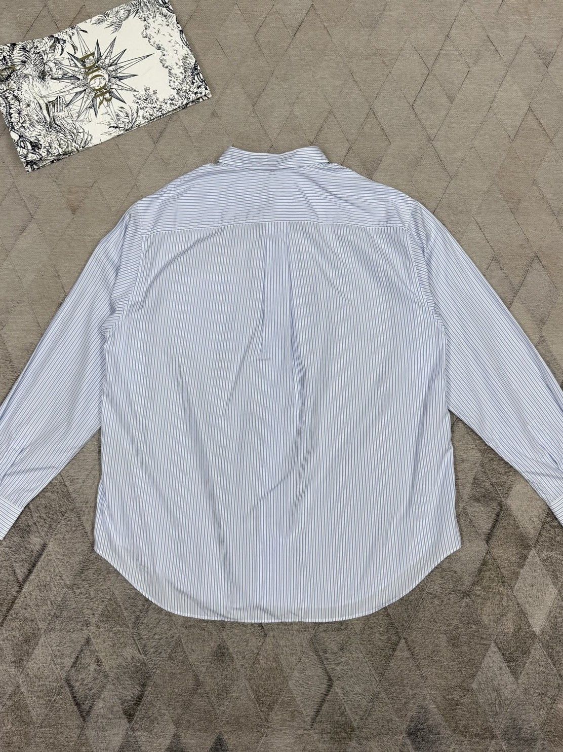 Dior Dior Striped Button Up Shirt Size M Size US XXS / EU 40 - 2 Thumbnail