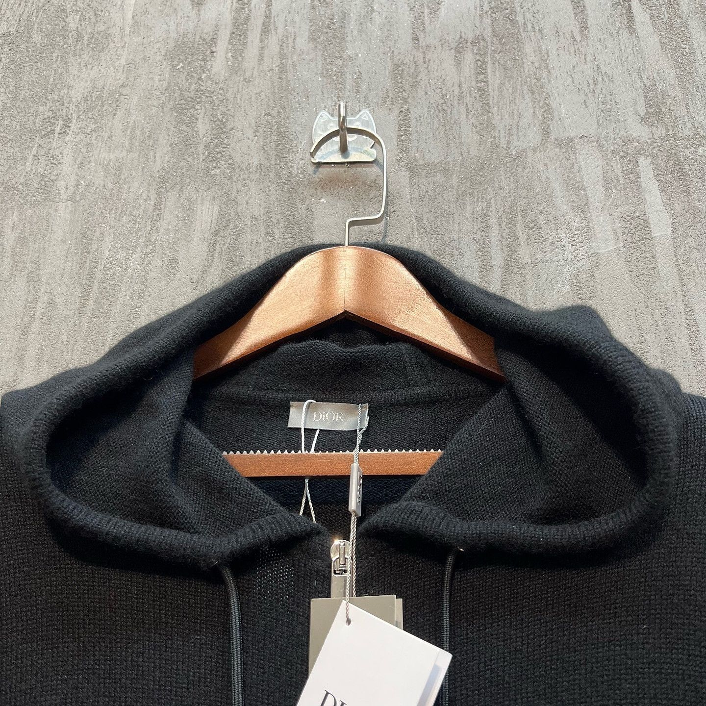 Dior Dior Cashmere Zip Hoodie Size L Size US L / EU 52-54 / 3 - 6 Thumbnail