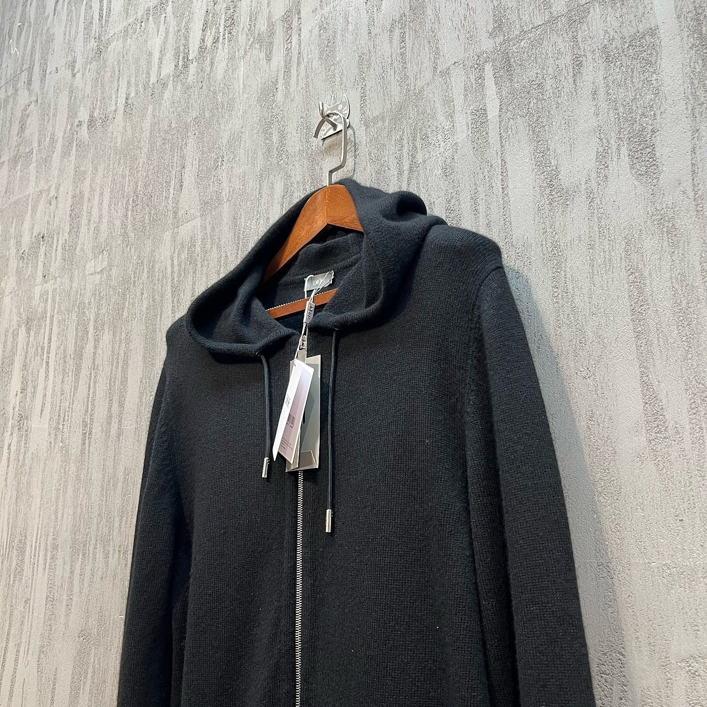 Dior Dior Cashmere Zip Hoodie Size L Size US L / EU 52-54 / 3 - 5 Thumbnail