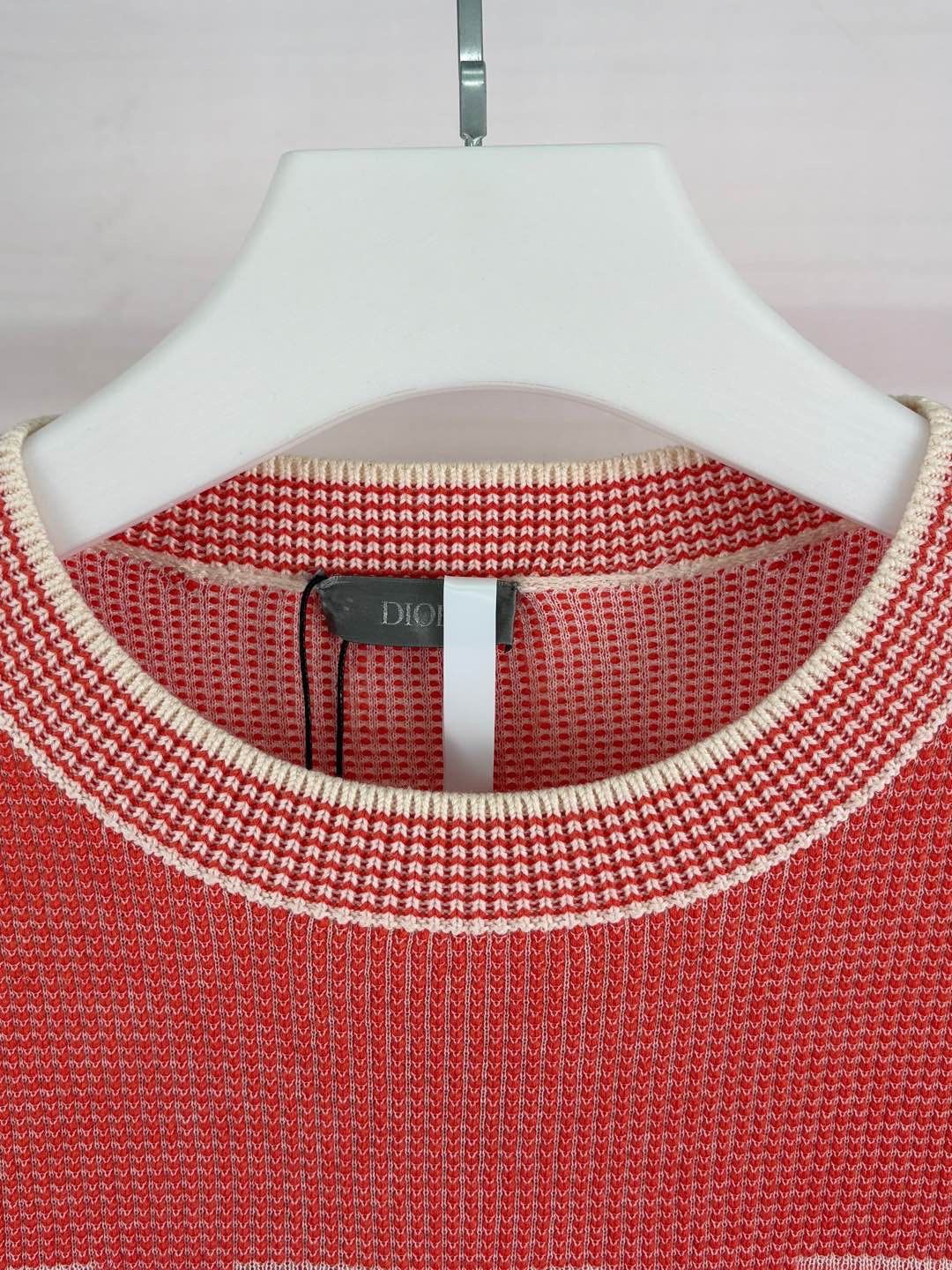 Dior Dior Logo Knit T-Shirt Size M Size US M / EU 48-50 / 2 - 5 Thumbnail