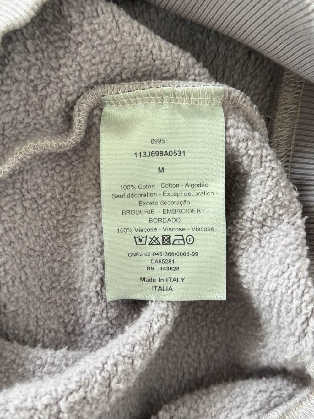 Dior Dior Logo Embroidery Hoodie Size M Size US M / EU 48-50 / 2 - 4 Thumbnail
