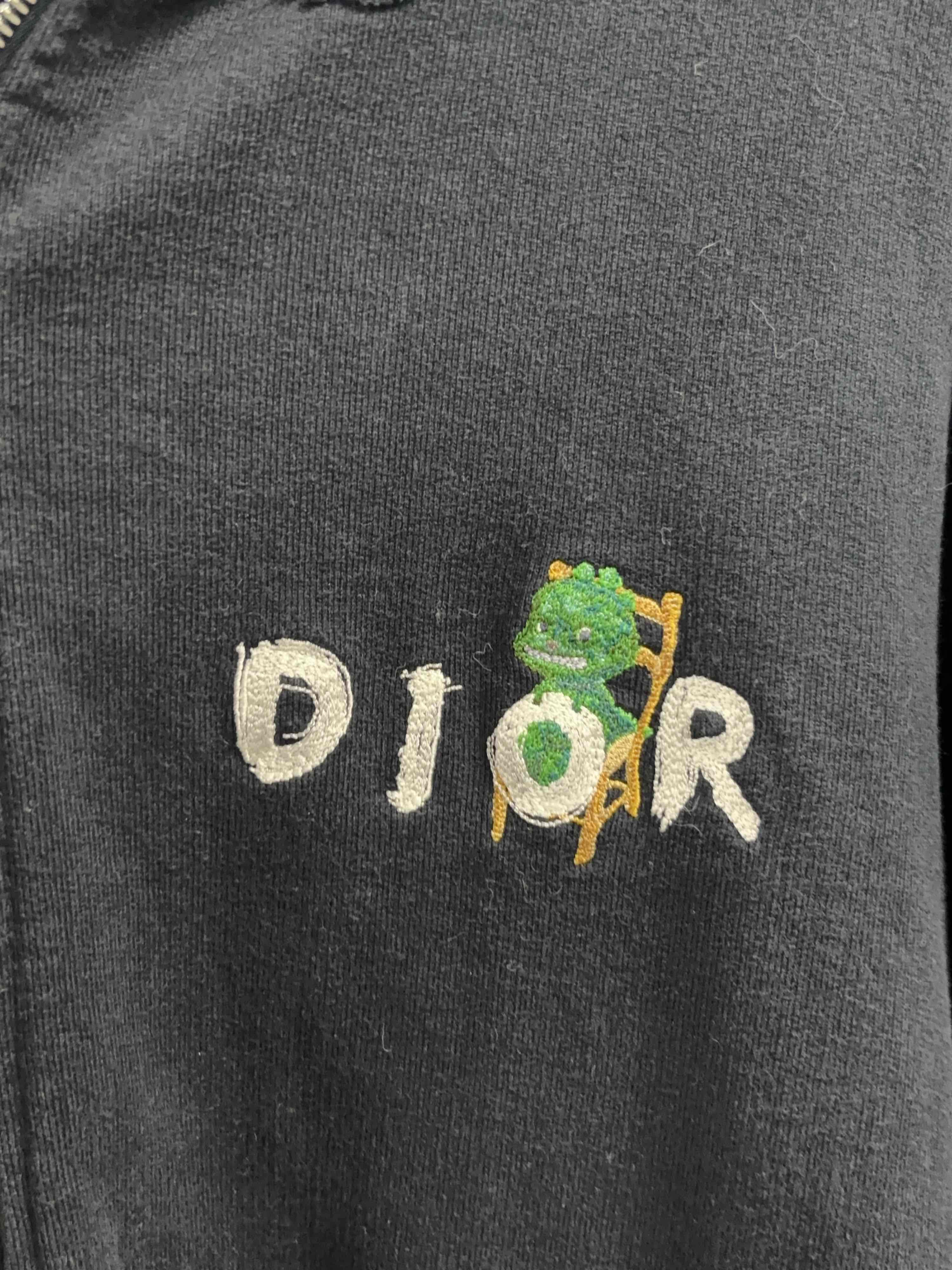 Dior Dior Cartoon Logo Zip-Up Hoodie Size XL Size US XL / EU 56 / 4 - 6 Thumbnail