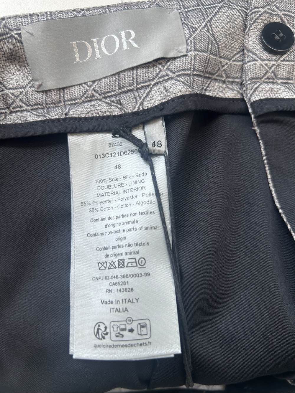 Dior DIOR Cannage Silk Shorts Size 48 Size US 32 / EU 48 - 4 Thumbnail
