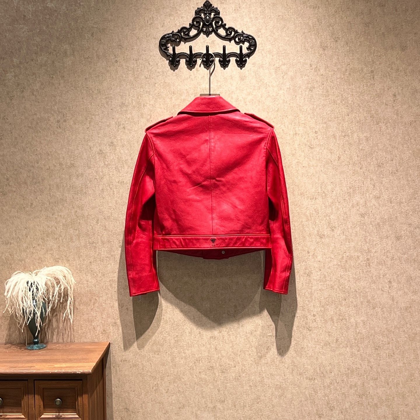 Dior Christian Dior Leather Biker Jacket Size FR 34 Size XS / US 0-2 / IT 36-38 - 2 Thumbnail