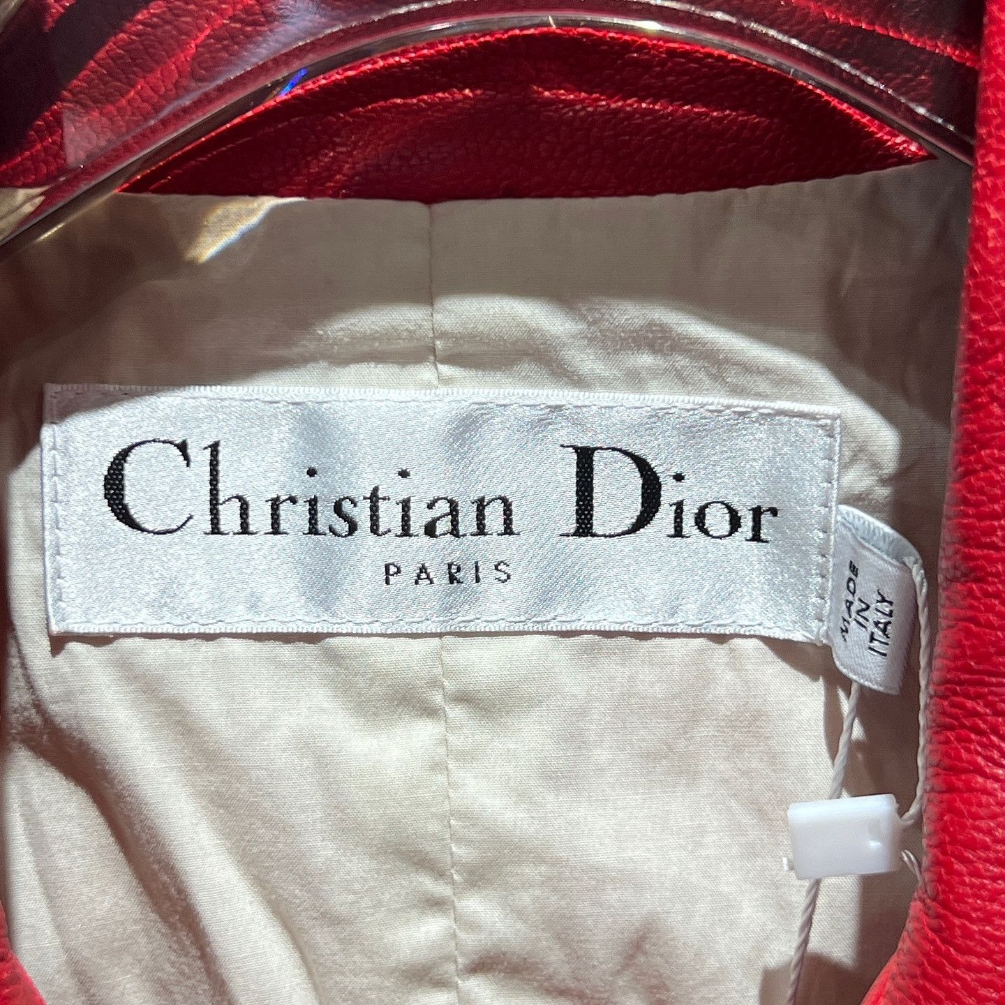 Dior Christian Dior Leather Biker Jacket Size FR 34 Size XS / US 0-2 / IT 36-38 - 3 Thumbnail