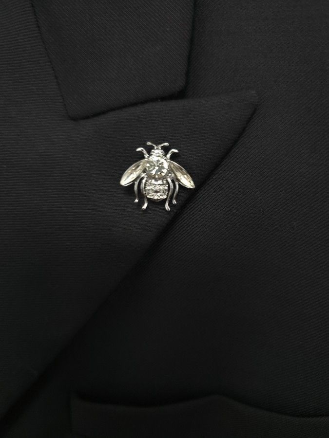 Dior Dior Bee Pin Wool Blazer Size 34R Size 34R - 5 Thumbnail