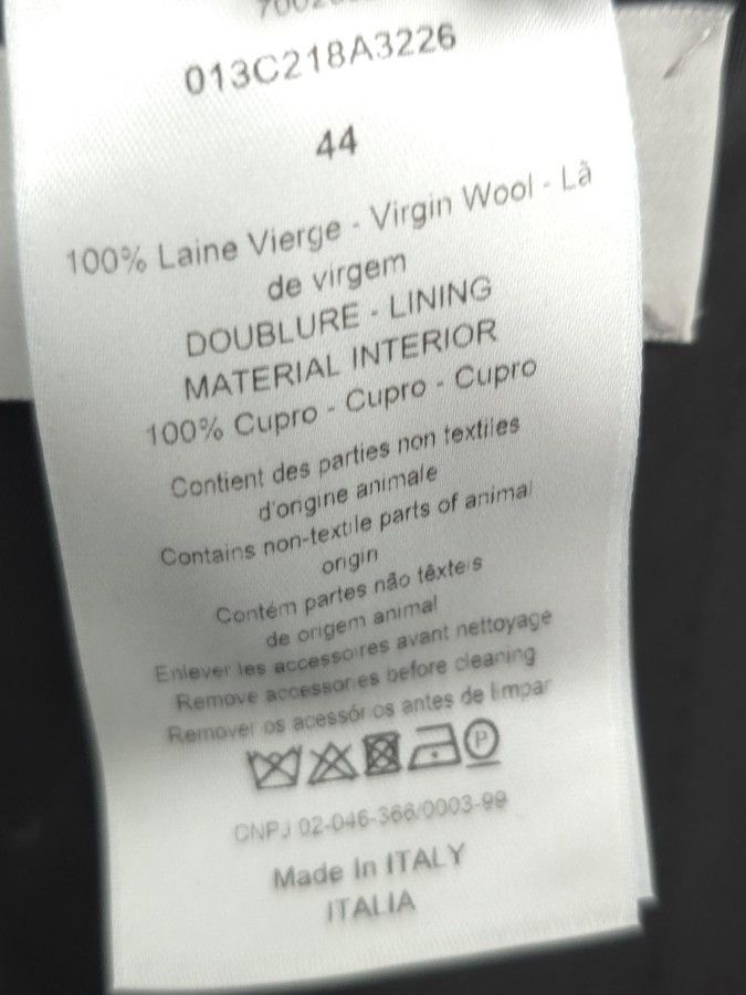 Dior Dior Bee Pin Wool Blazer Size 34R Size 34R - 4 Thumbnail
