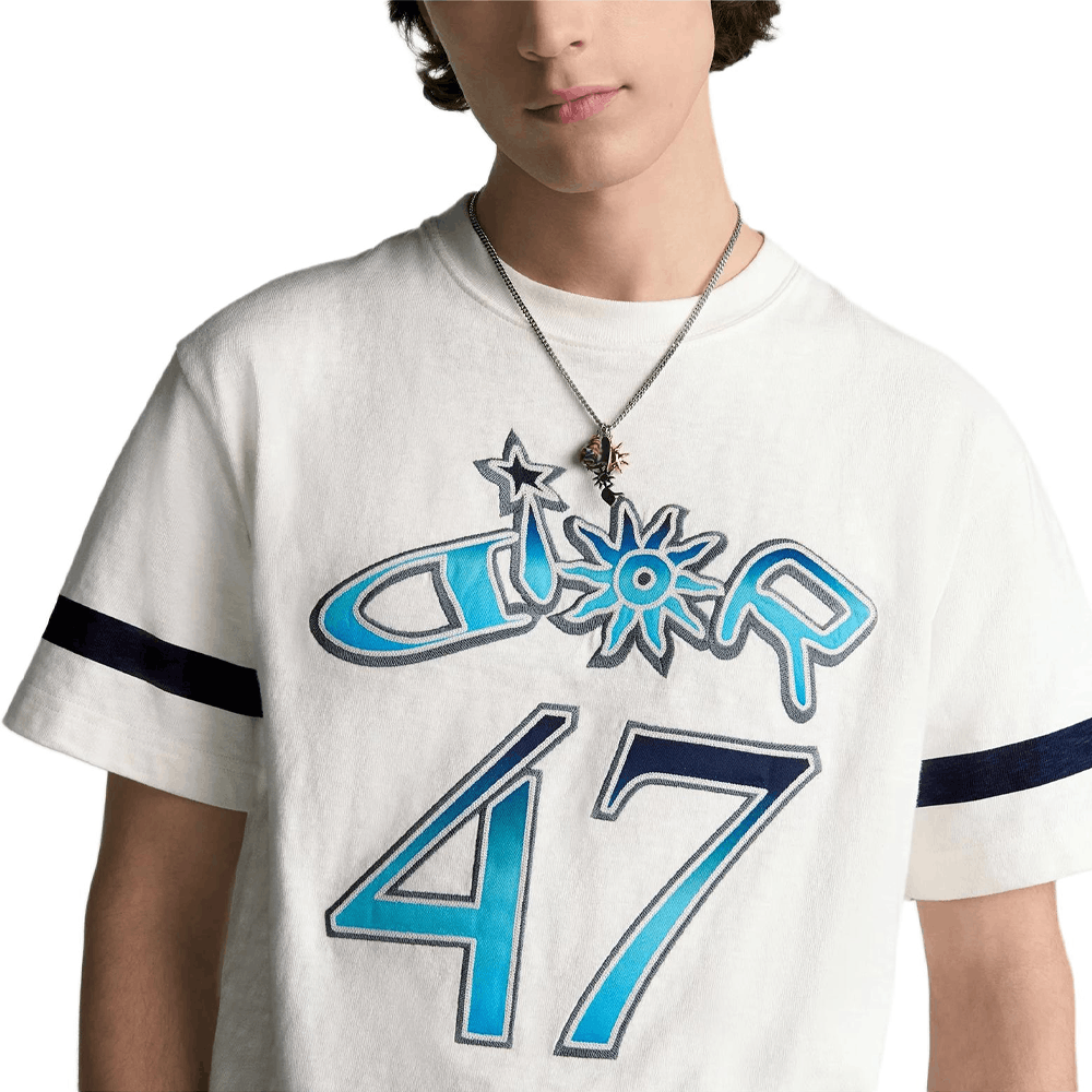 Dior Dior x Lewis Hamilton 47 Logo T-Shirt Size XL Size US XL / EU 56 / 4 - 9 Thumbnail