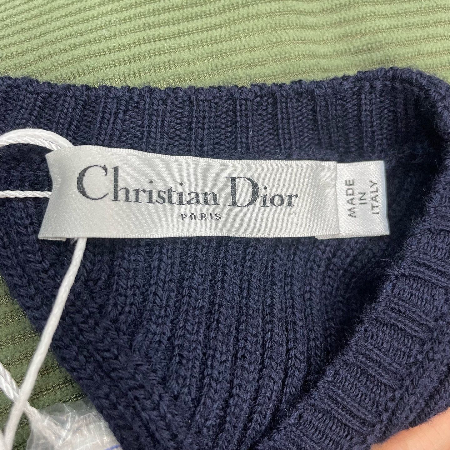 Dior Dior Striped Virgin Wool Sweater Size FR 34 Size XS / US 0-2 / IT 36-38 - 3 Thumbnail