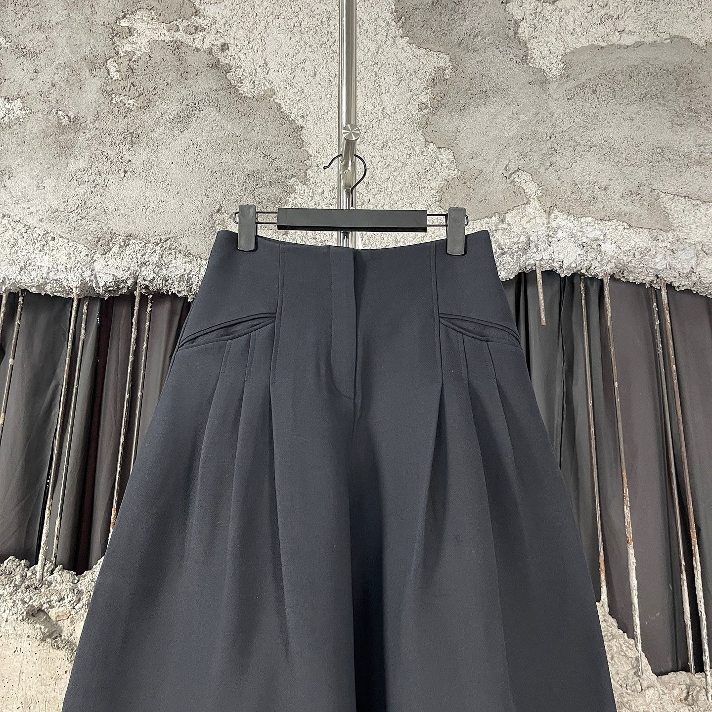 Dior Dior Wool Silk Pleated Pants Black Size 36 Size 26" / US 2 / IT 38 - 5 Thumbnail