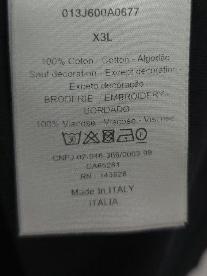 Dior Dior CD Icon Cotton T-Shirt Size 3XL Size US XXL / EU 58 / 5 - 4 Thumbnail