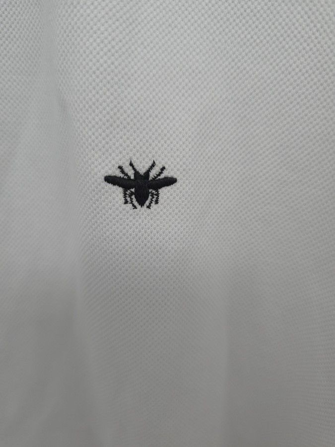 Dior Dior Bee Embroidery Polo Shirt Size XL Size US XL / EU 56 / 4 - 5 Thumbnail