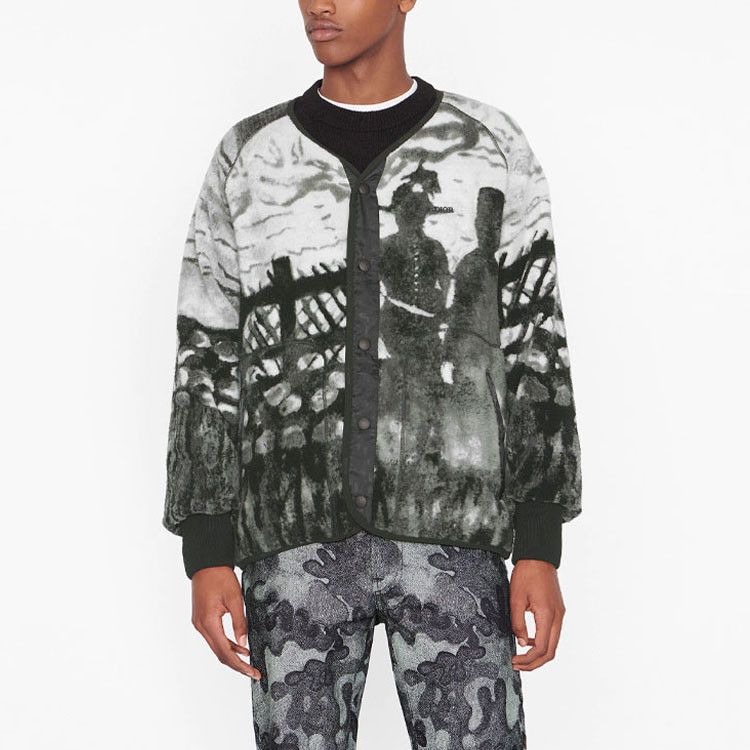 Dior Dior x Peter Doig Graphic Fleece Jacket XS Size US XS / EU 42 / 0 - 10 Thumbnail