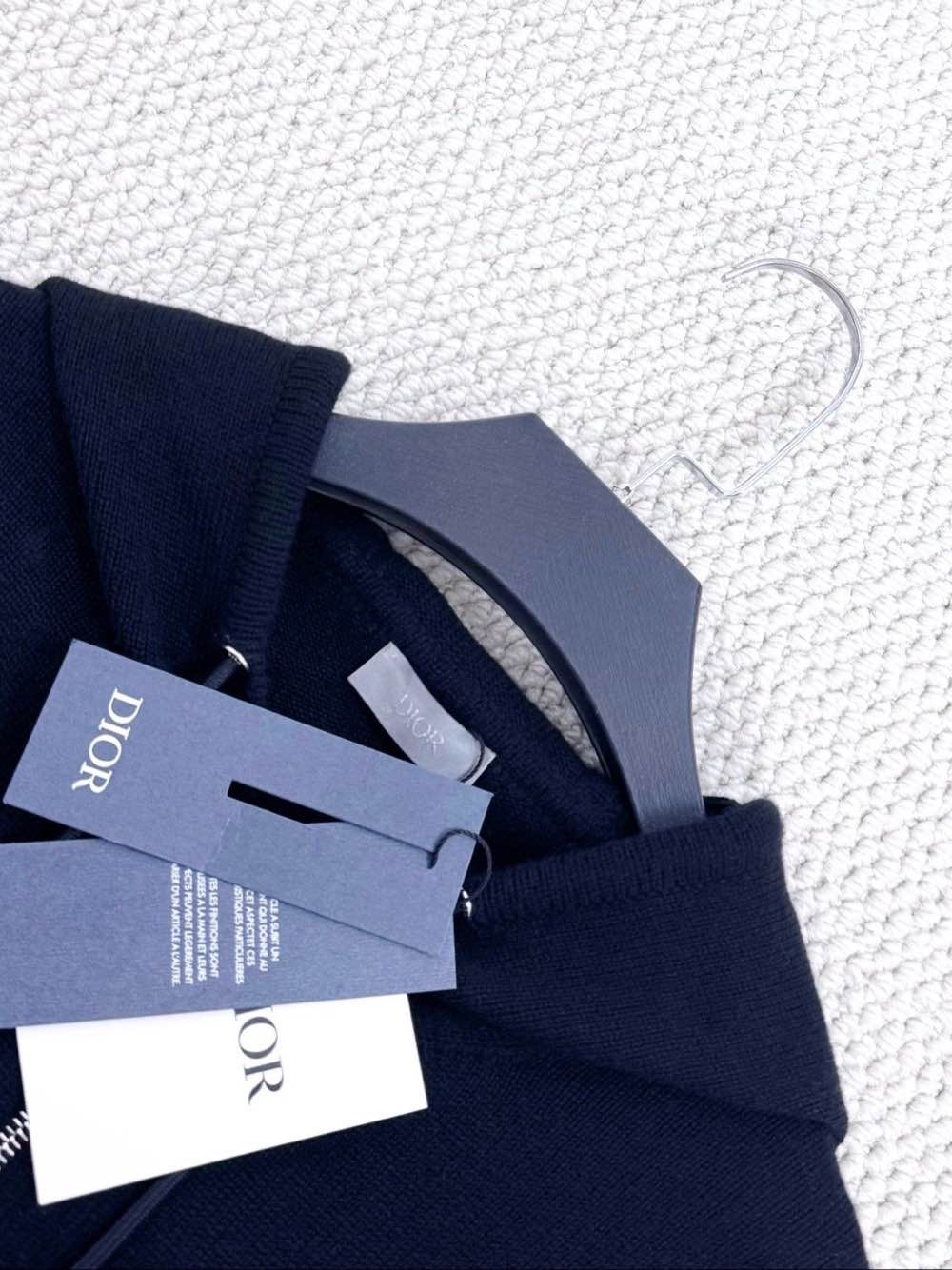 Dior Dior Cashmere Zip Hoodie Size M Size US M / EU 48-50 / 2 - 3 Thumbnail