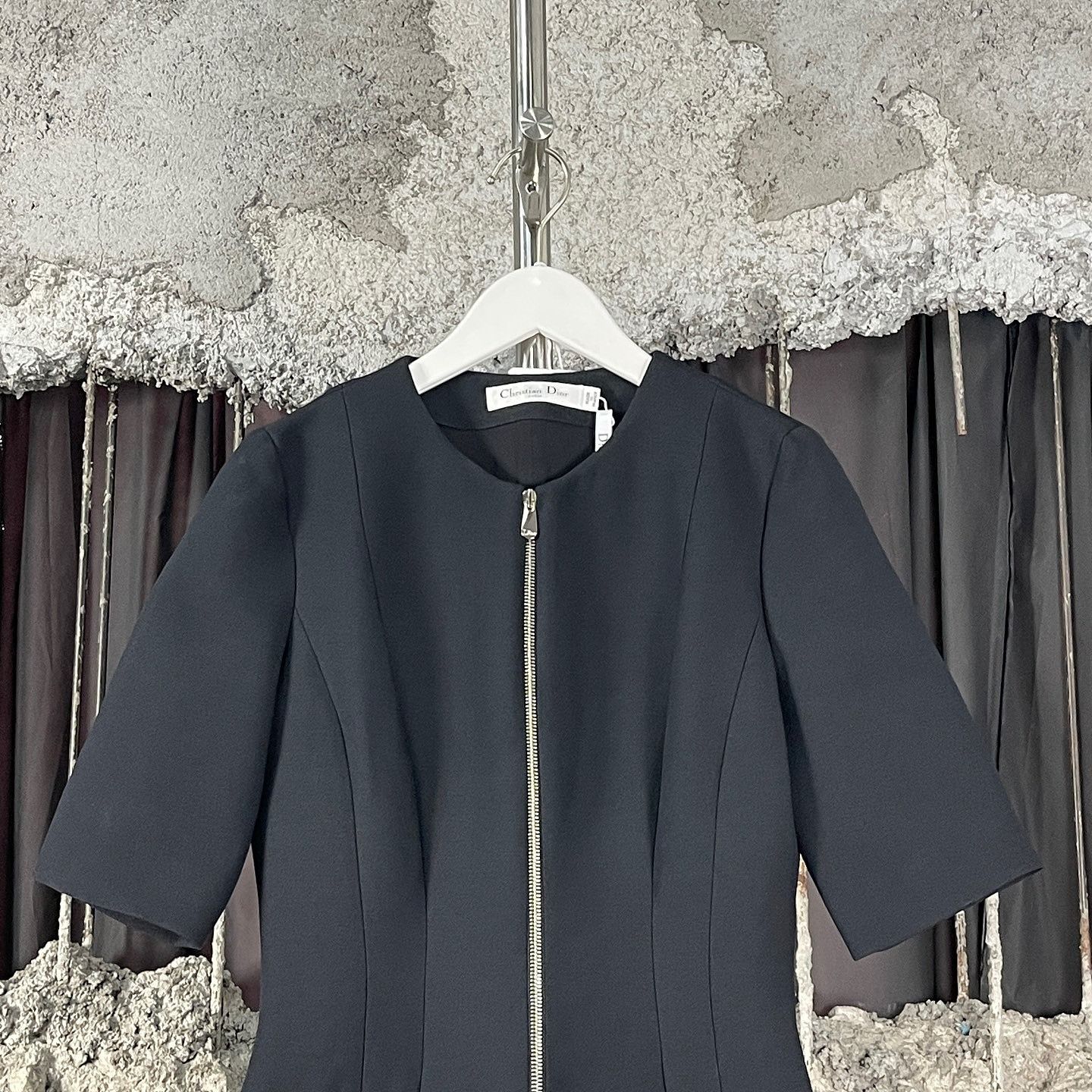 Dior Dior Zip Front Midi Dress FR 36 Size XS / US 0-2 / IT 36-38 - 7 Thumbnail