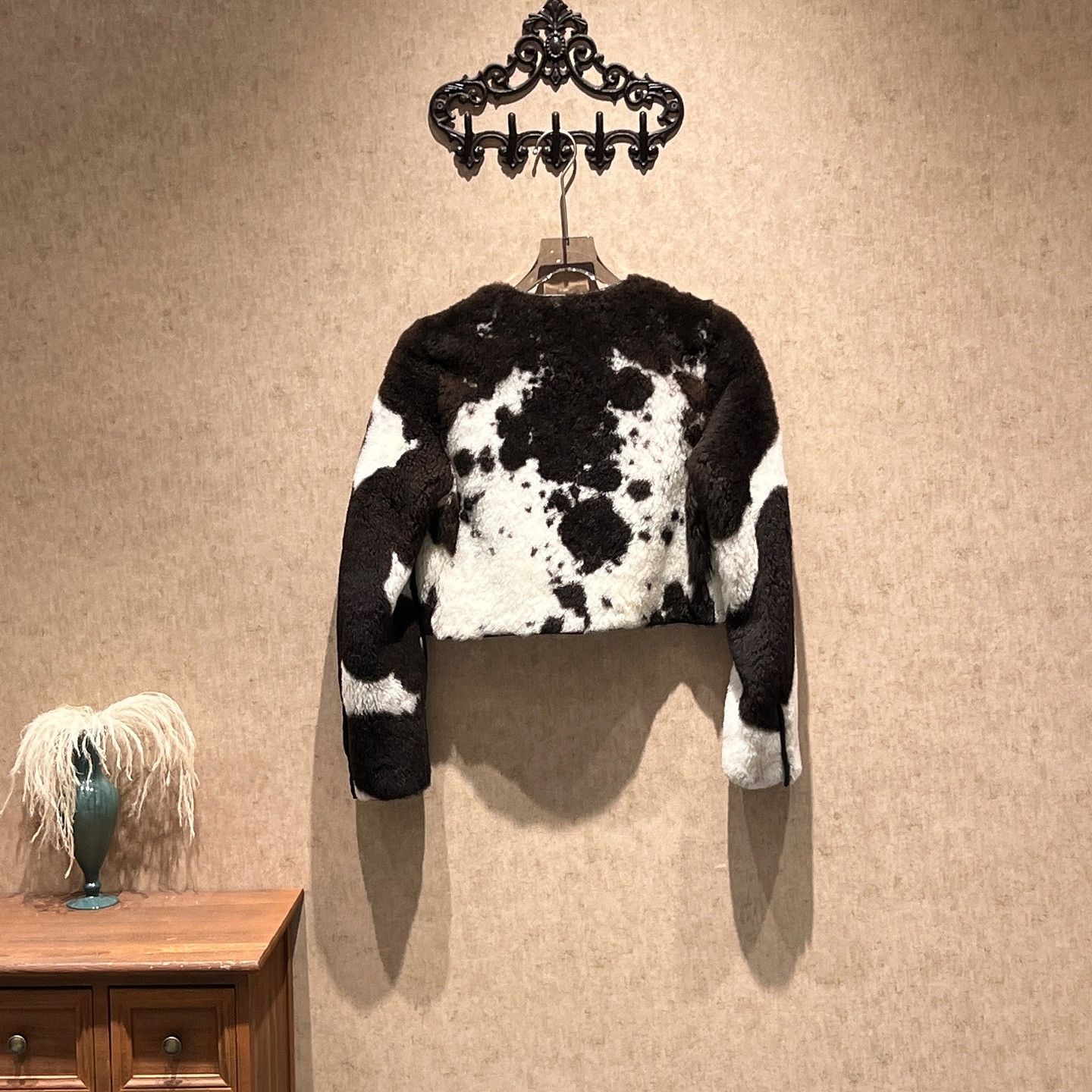 Dior Dior Cow Print Fur Jacket Size 36 Size XS / US 0-2 / IT 36-38 - 2 Thumbnail
