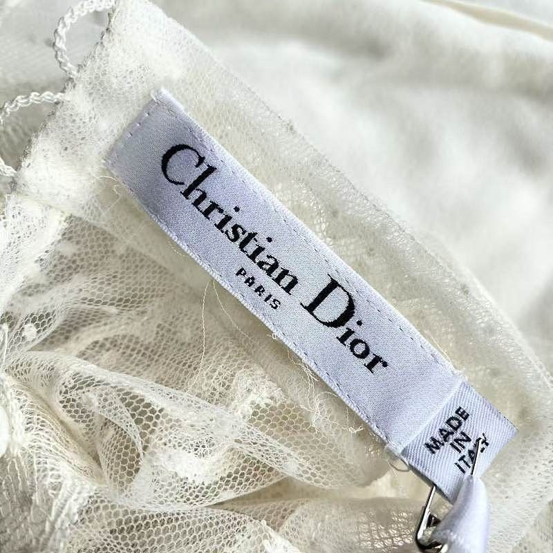 Dior Dior Lace Embroidered Blouse Size 34 Size XS / US 0-2 / IT 36-38 - 3 Thumbnail