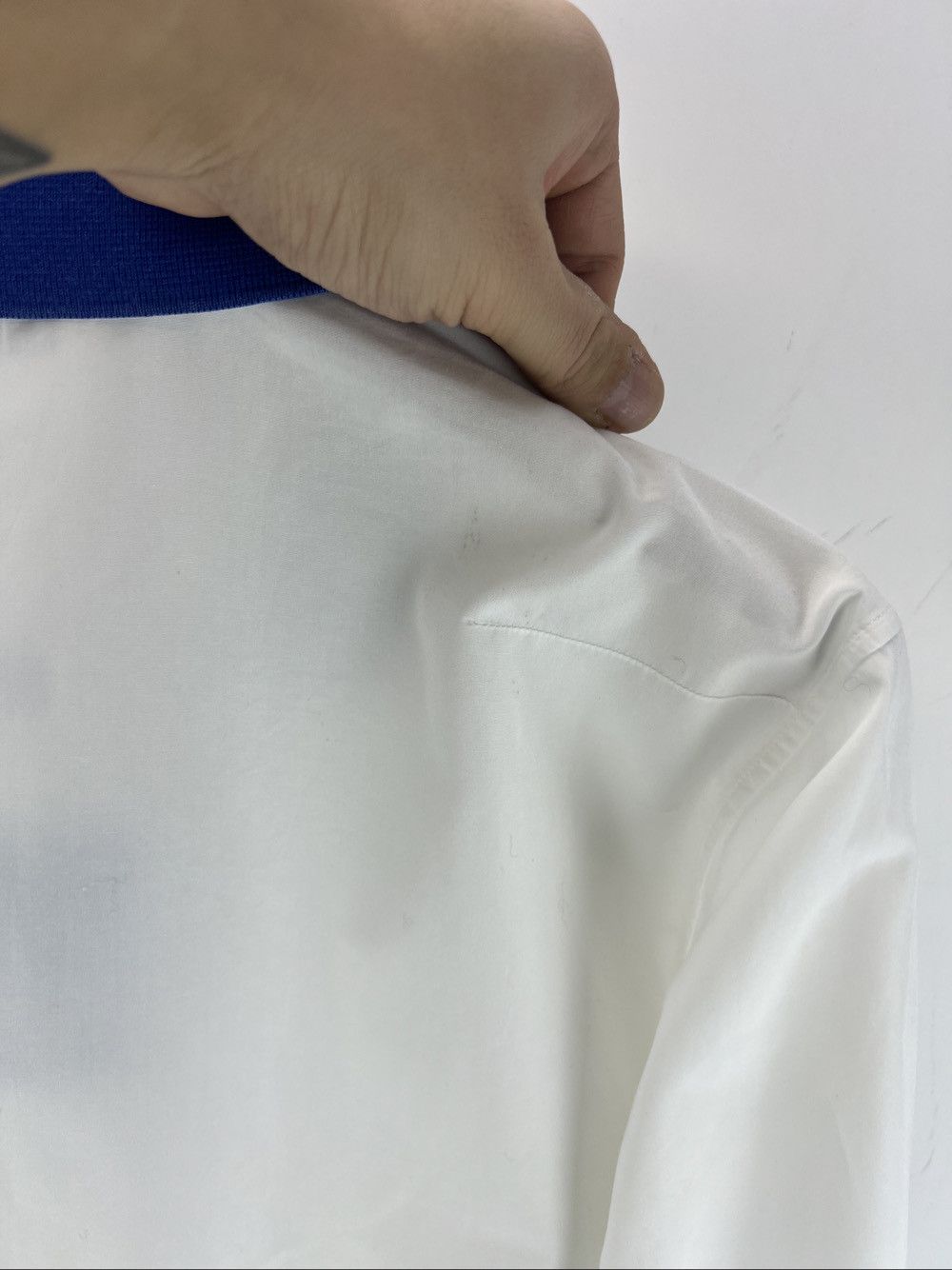 Dior Dior Blue Collar White Shirt Size S Size US S / EU 44-46 / 1 - 6 Thumbnail