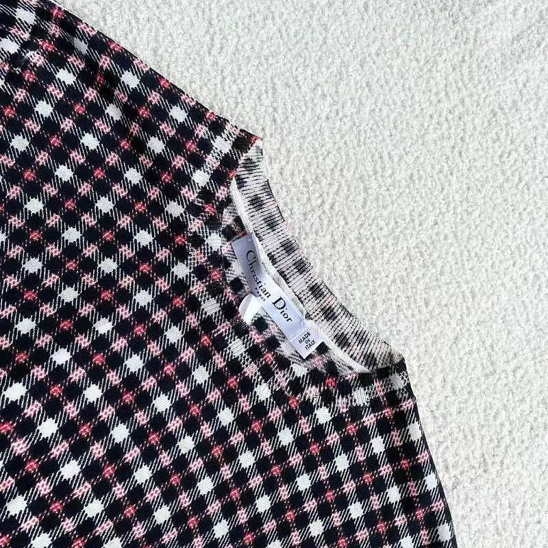 Dior Dior Check Knit T-Shirt Size FR 36 Size XS / US 0-2 / IT 36-38 - 3 Thumbnail