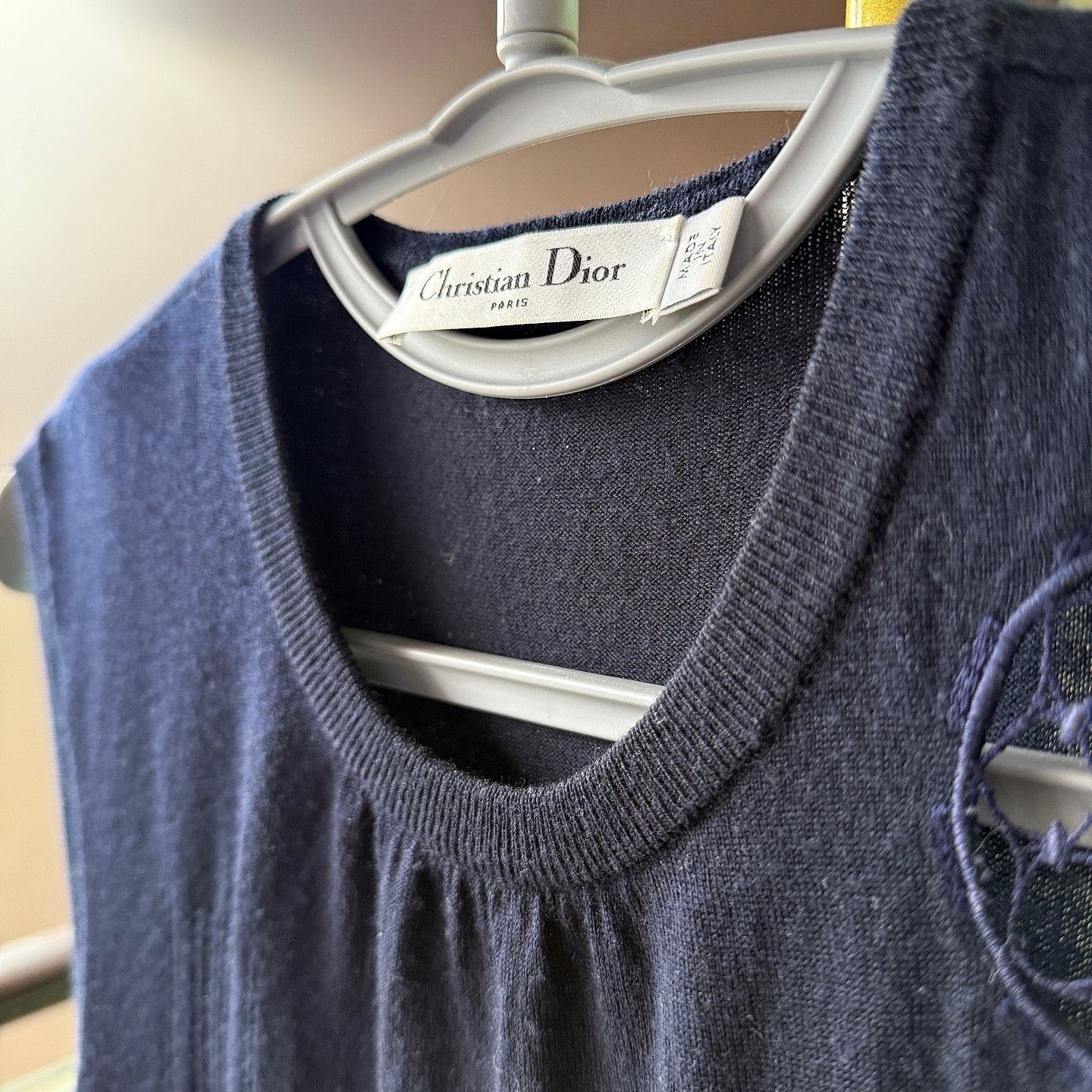 Dior Dior Embroidered Tank Top Size F40 Size M / US 6-8 / IT 42-44 - 10 Thumbnail