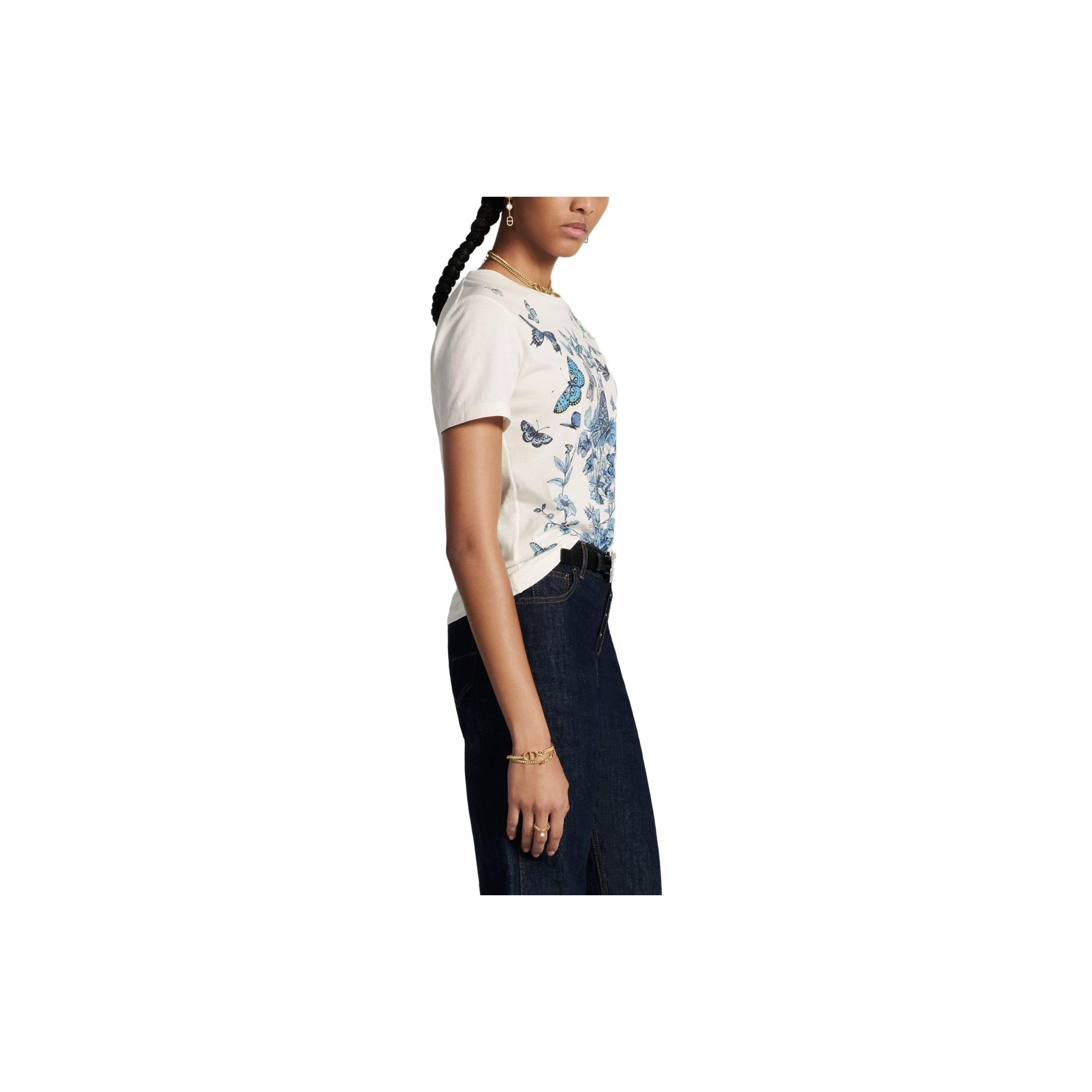 Dior Dior Butterfly Print T-Shirt Size S Size S / US 4 / IT 40 - 8 Thumbnail