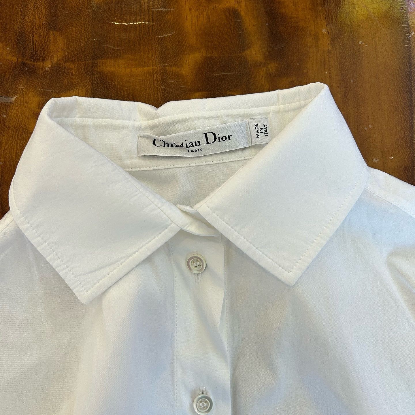 Dior Dior Bee Embroidery Button Up Shirt Size 34 Size XS / US 0-2 / IT 36-38 - 3 Thumbnail