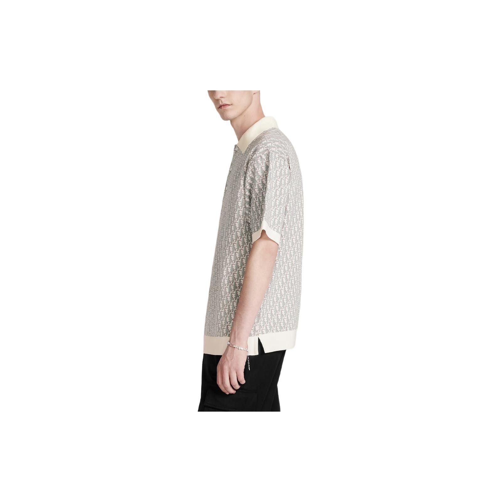 Dior Dior Oblique Knit Polo Shirt Size M Size US M / EU 48-50 / 2 - 9 Thumbnail