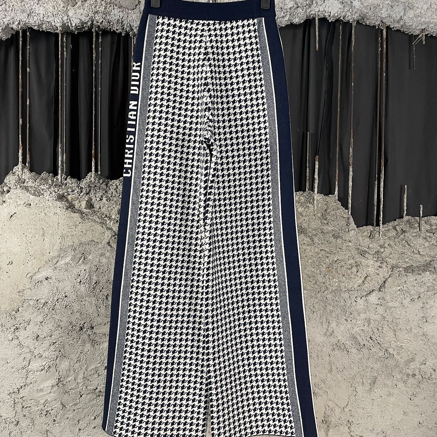 Dior Dior Houndstooth Knit Pants Size 34 Size 25" / US 0 / IT 36 - 2 Thumbnail