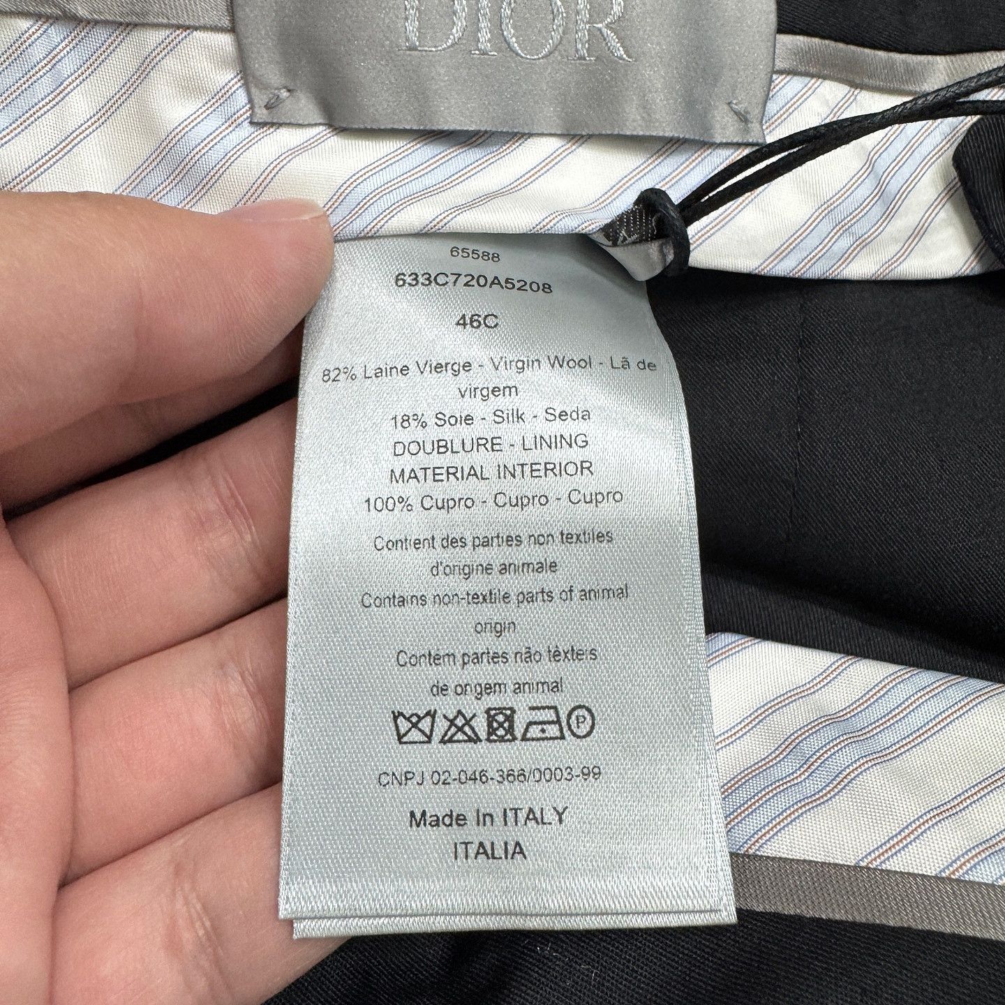 Dior Dior Wool Silk Trousers Size 36R Size 36R - 4 Thumbnail