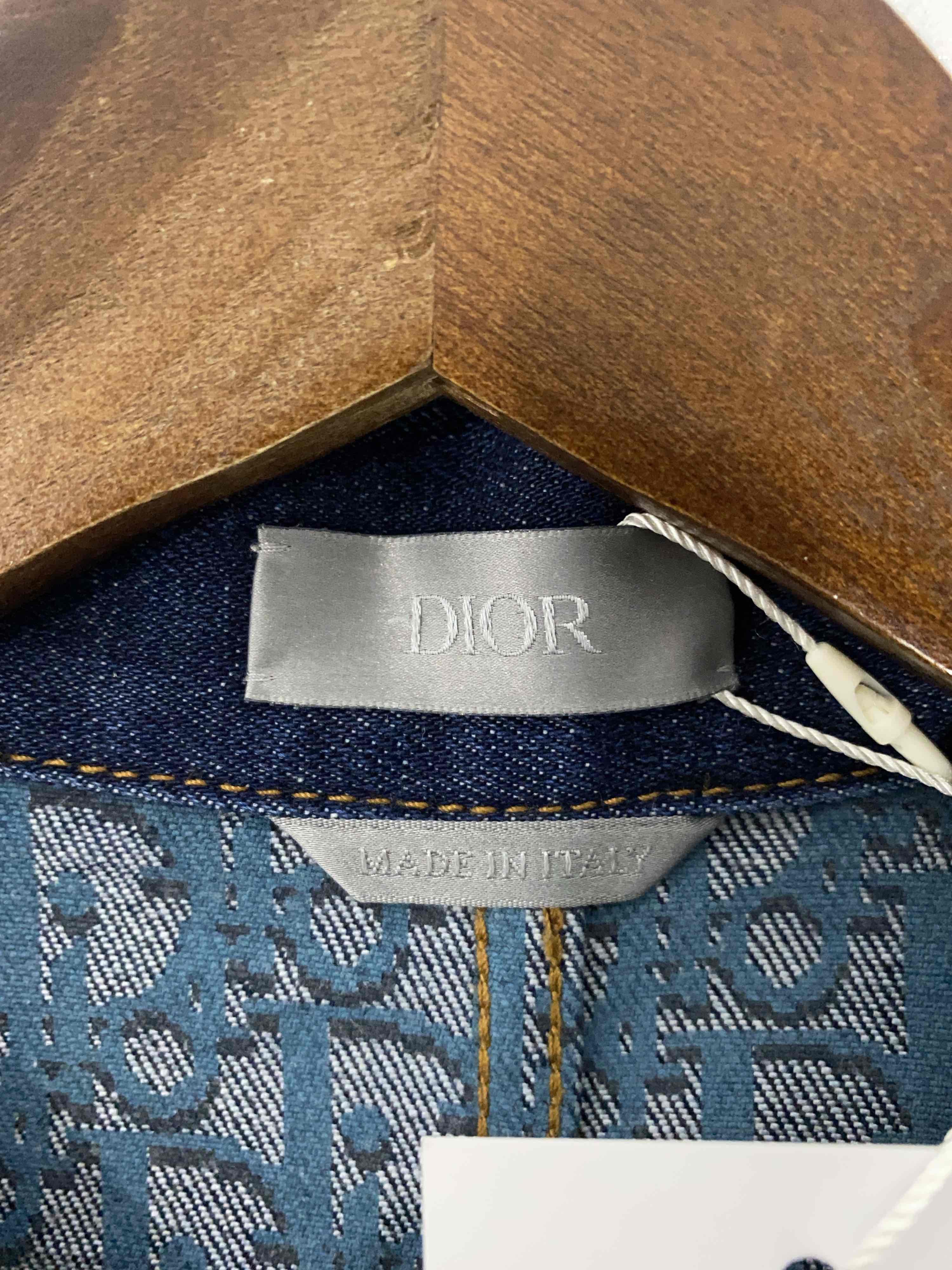 Dior Dior Oblique Denim Shirt Size 50 Size US M / EU 48-50 / 2 - 3 Thumbnail