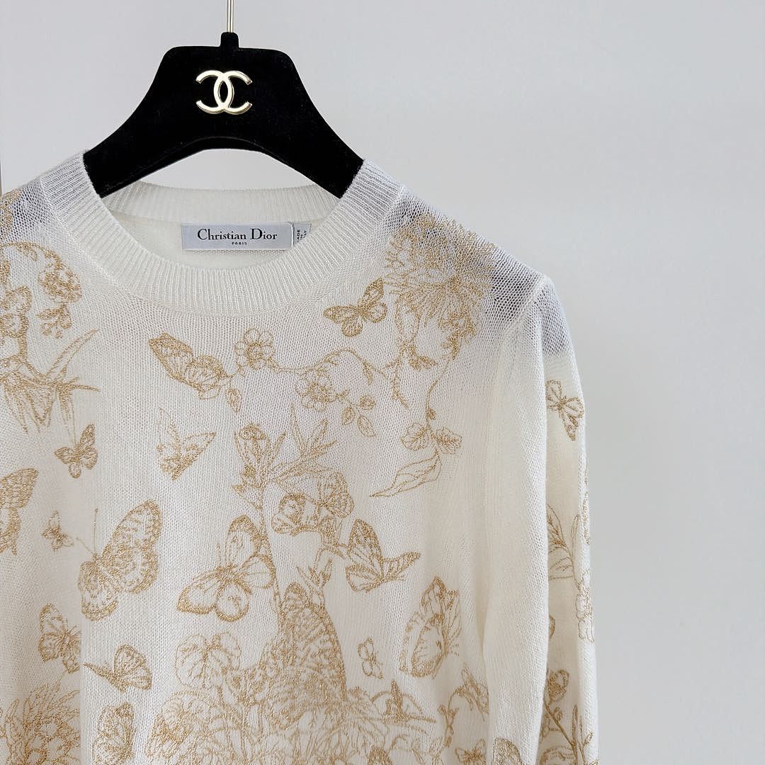 Dior Dior Butterfly Embroidery Sweater Size FR 36 Size XS / US 0-2 / IT 36-38 - 5 Thumbnail