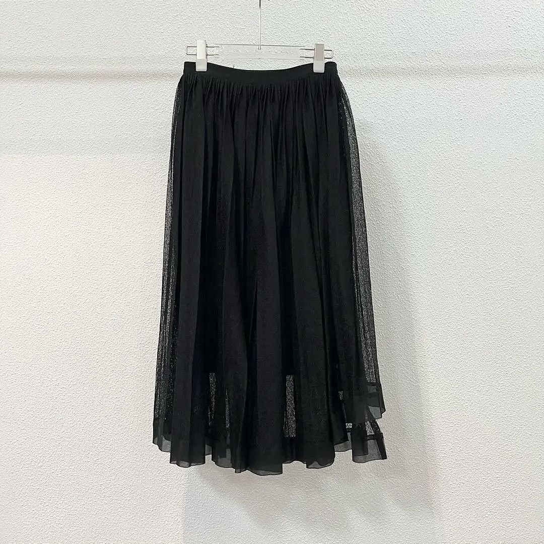Dior Dior Silk Blend Pleated Skirt Size 36 Size 26" / US 2 / IT 38 - 2 Thumbnail
