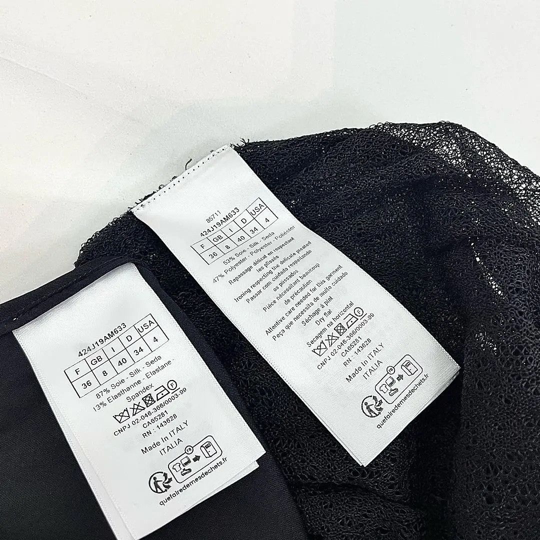 Dior Dior Silk Blend Pleated Skirt Size 36 Size 26" / US 2 / IT 38 - 4 Thumbnail