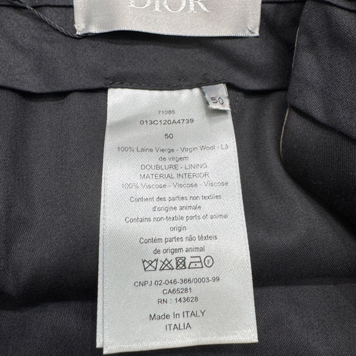 Dior Dior Virgin Wool Casual Pants Size 34 Size US 34 / EU 50 - 4 Thumbnail