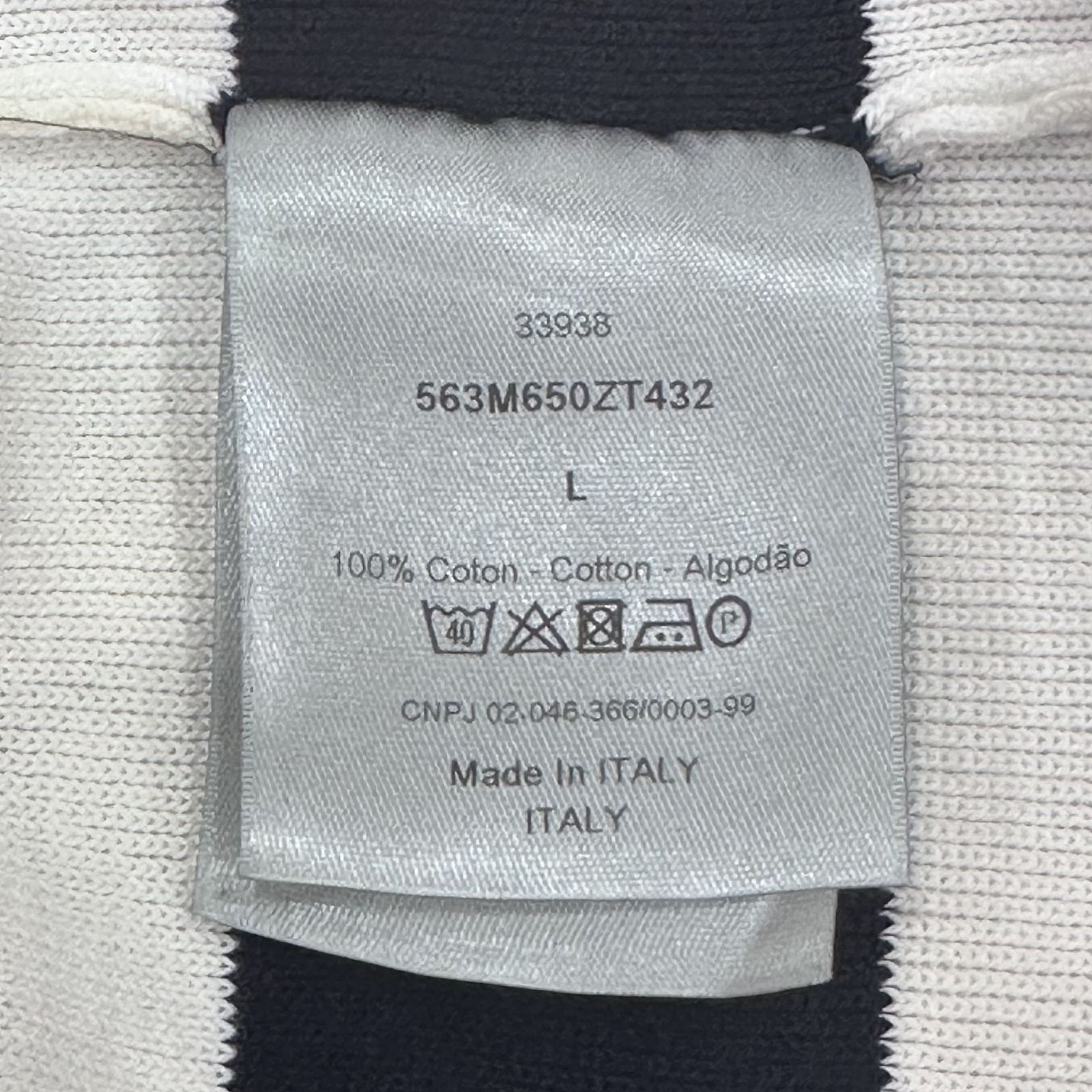 Dior Dior Striped Sweater Size L Size US L / EU 52-54 / 3 - 4 Thumbnail
