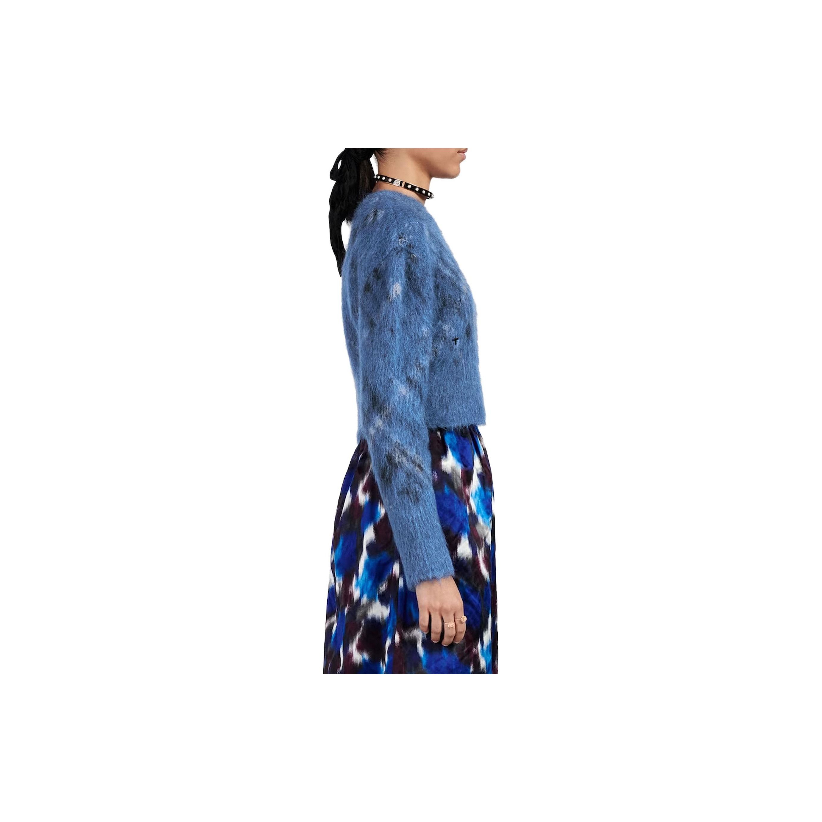Dior Dior Bee Mohair Plaid Sweater Size 36 Size XS / US 0-2 / IT 36-38 - 9 Thumbnail
