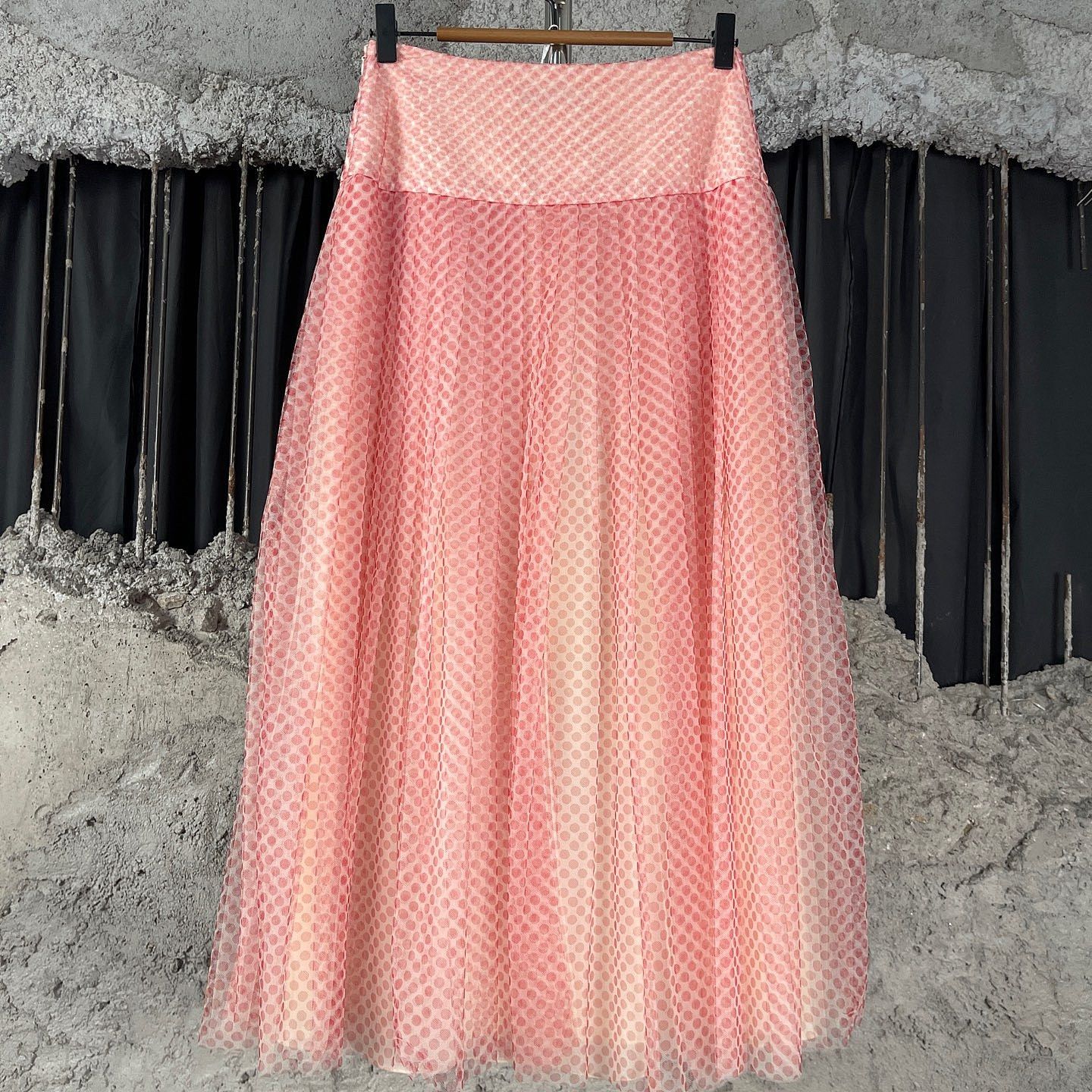Dior Dior Polka Dot Tulle Midi Skirt Size 36 Size 26" / US 2 / IT 38 - 2 Thumbnail
