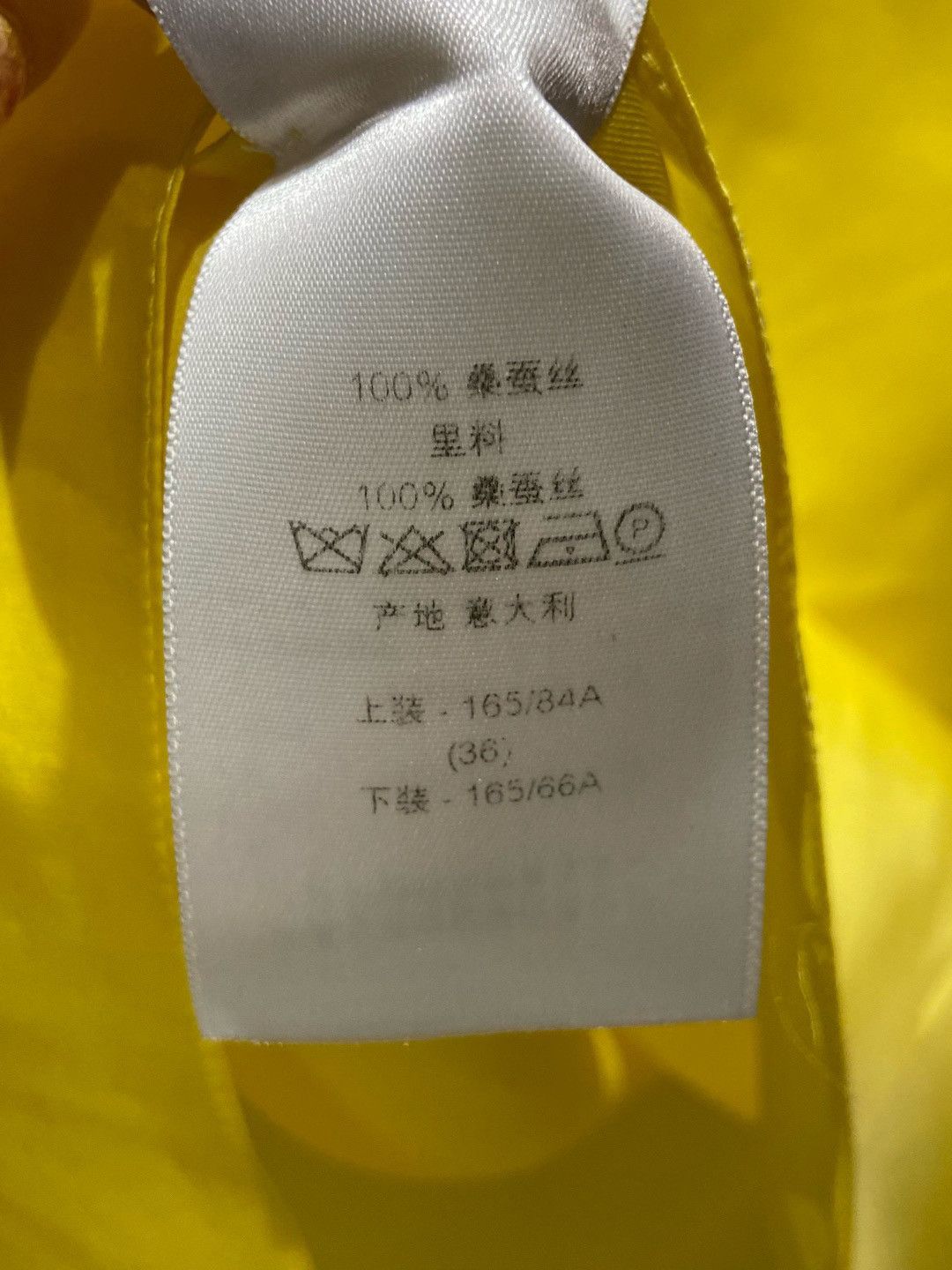 Dior Christian Dior Yellow Silk Tank Top Size 36 Size XS / US 0-2 / IT 36-38 - 6 Thumbnail