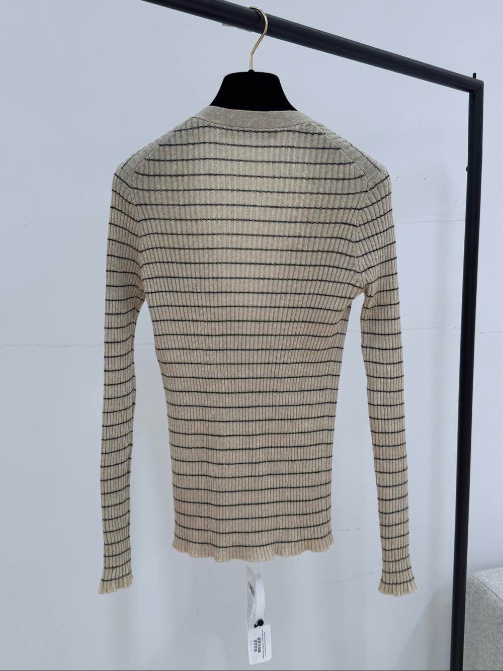 Dior Dior Striped Bee Embroidery Cardigan Size 34 Size XS / US 0-2 / IT 36-38 - 2 Thumbnail