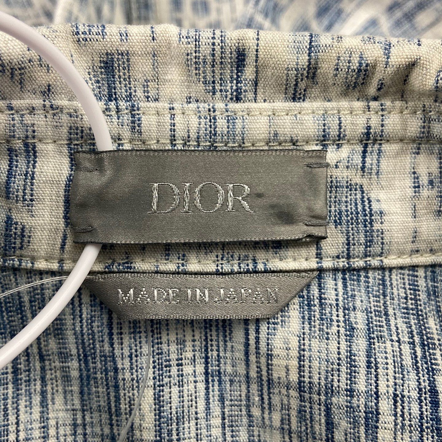 Dior DIOR Oblique Kasuri Cotton Shirt US S Size US S / EU 44-46 / 1 - 3 Thumbnail