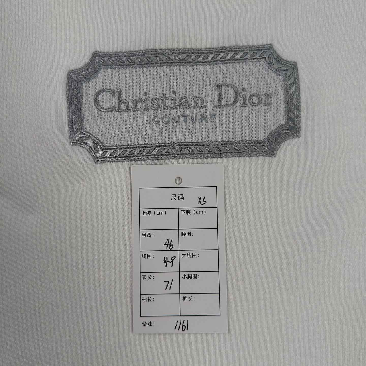 Dior Dior Christian Dior Couture T-Shirt Size XS Size US XS / EU 42 / 0 - 7 Thumbnail