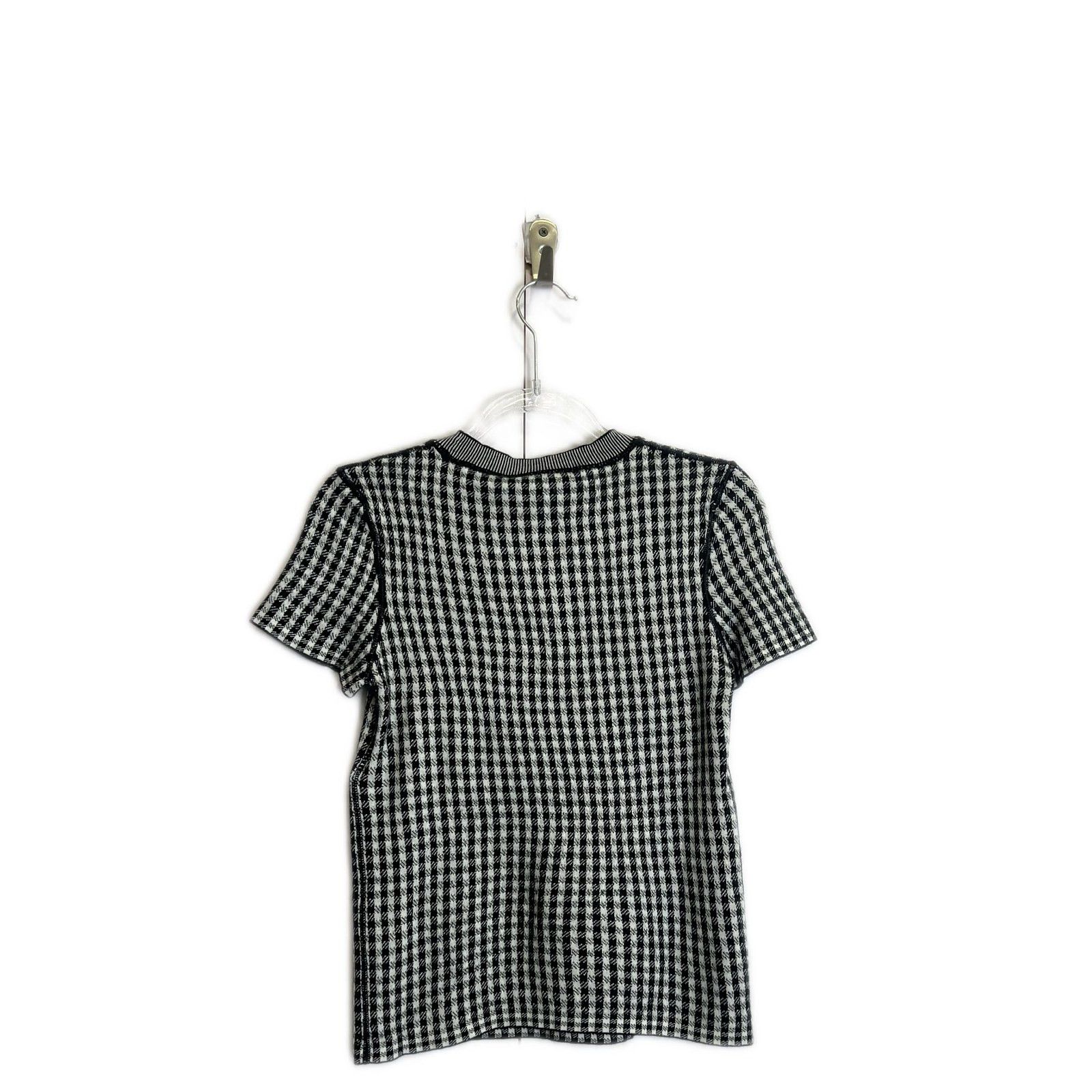 Dior Dior Houndstooth Short Sleeve Sweater Size 36 Size XS / US 0-2 / IT 36-38 - 2 Thumbnail