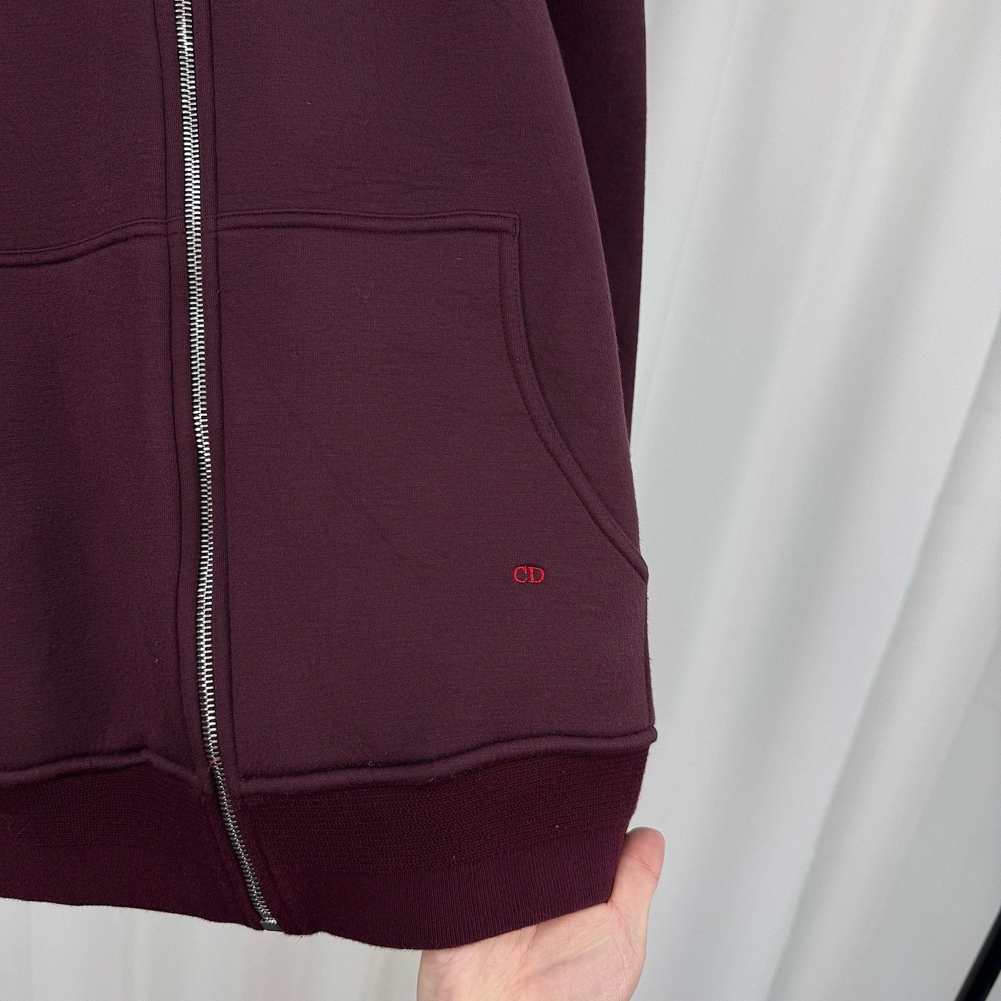 Dior Dior CD Logo Zip-Up Hoodie Size L Size US L / EU 52-54 / 3 - 6 Thumbnail